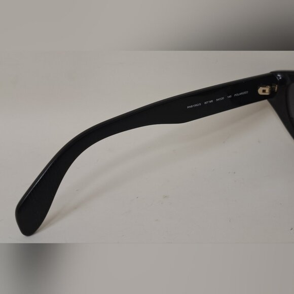 rag & bone Sunglasses Black Smoke Gray Cat-Eye Polarized RNB1062/S 54-20-140 - Picture 4 of 16
